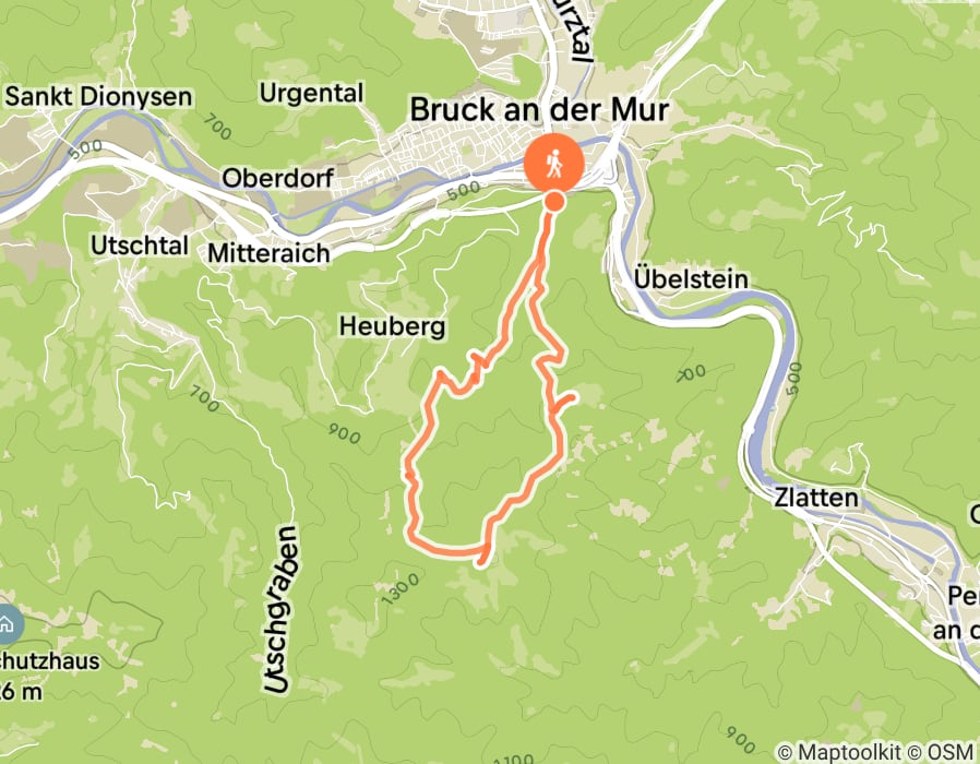 Karte der Tour