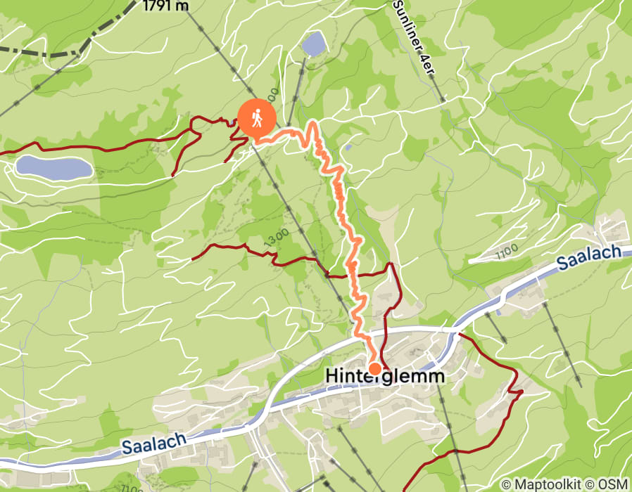 Karte der Tour