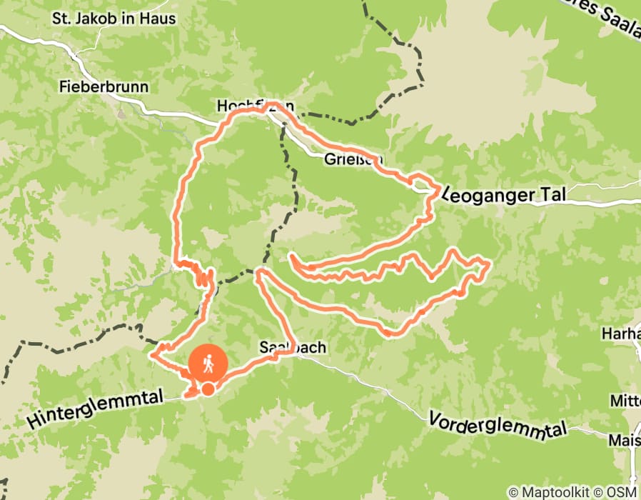 Karte der Tour
