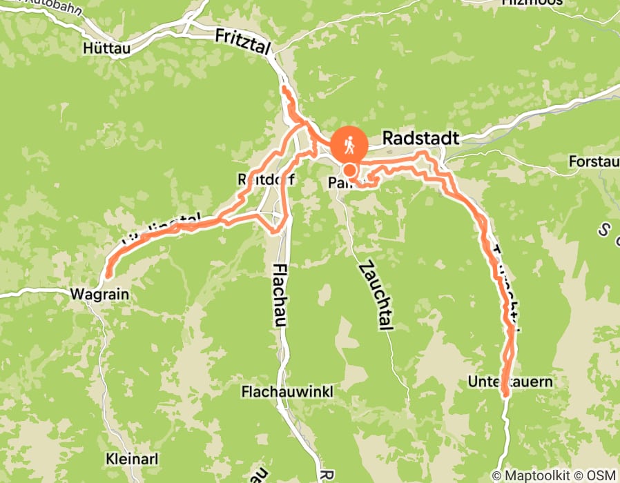 Karte der Tour