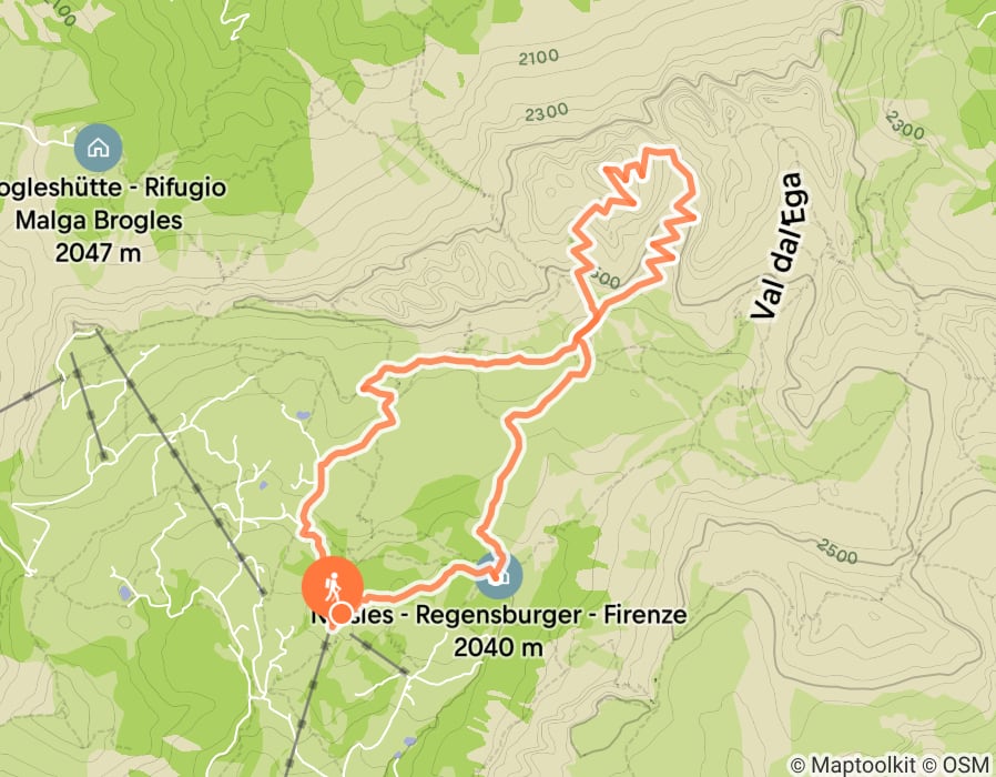 Karte der Tour