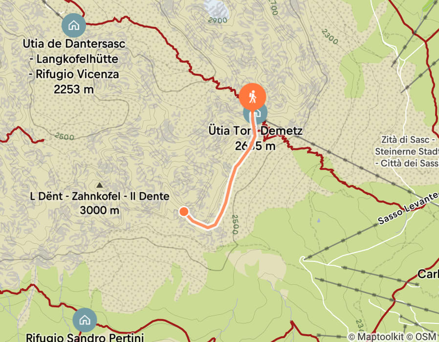 Karte der Tour