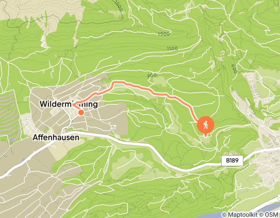 Karte der Tour