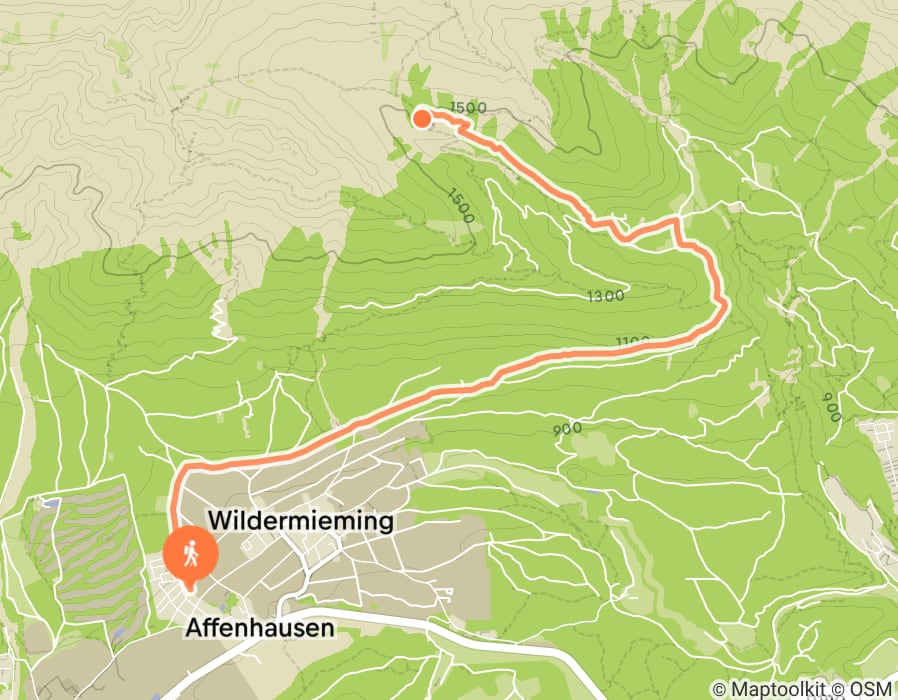 Karte der Tour