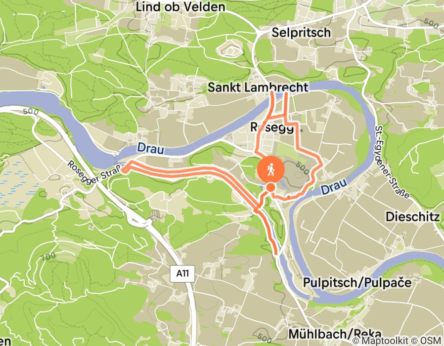 Karte der Tour