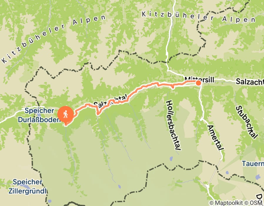 Karte der Tour