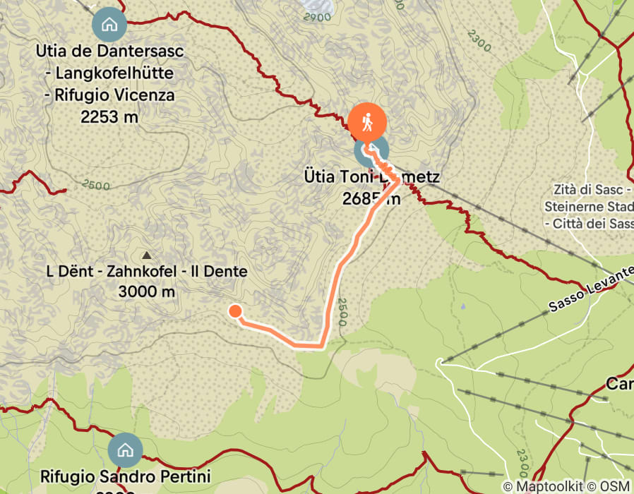 Karte der Tour