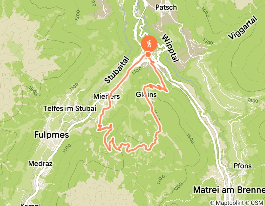 Karte der Tour