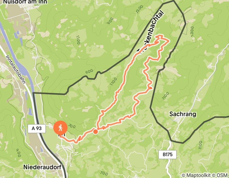 Karte der Tour