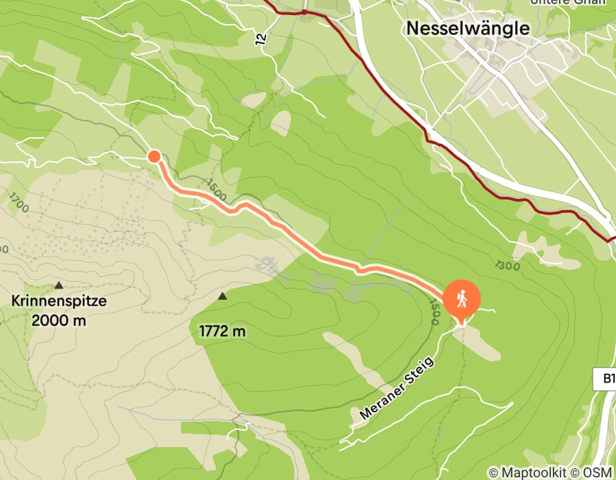 Karte der Tour