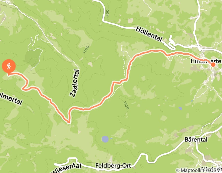 Karte der Tour