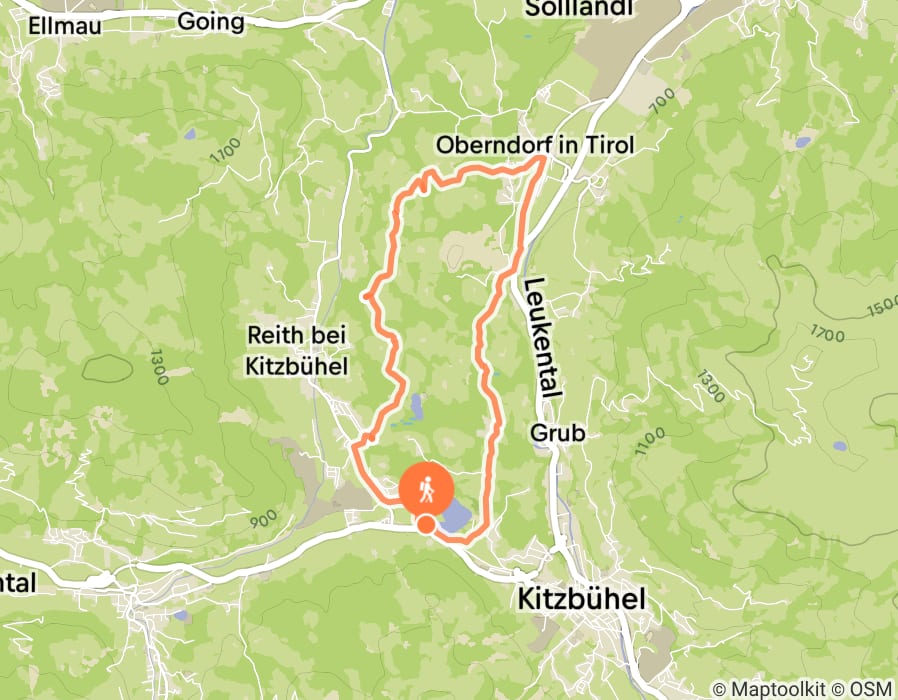 Karte der Tour
