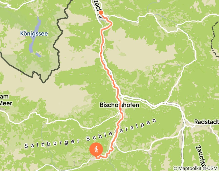 Karte der Tour