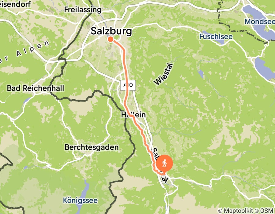Karte der Tour