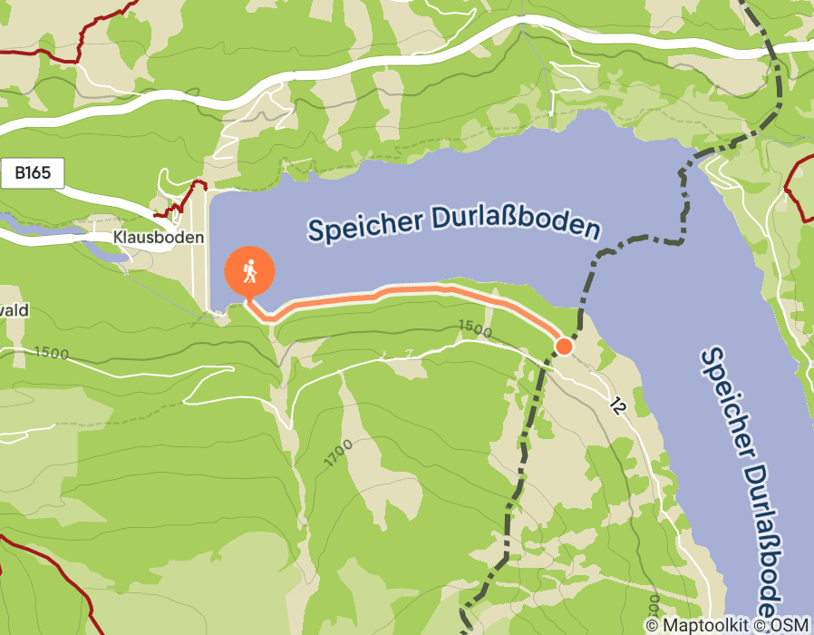 Karte der Tour