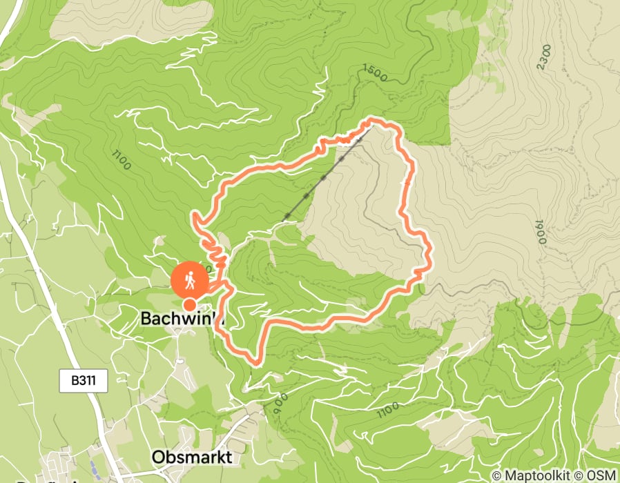 Karte der Tour