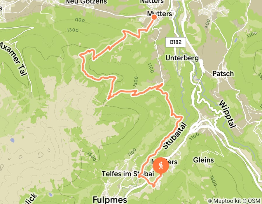 Karte der Tour