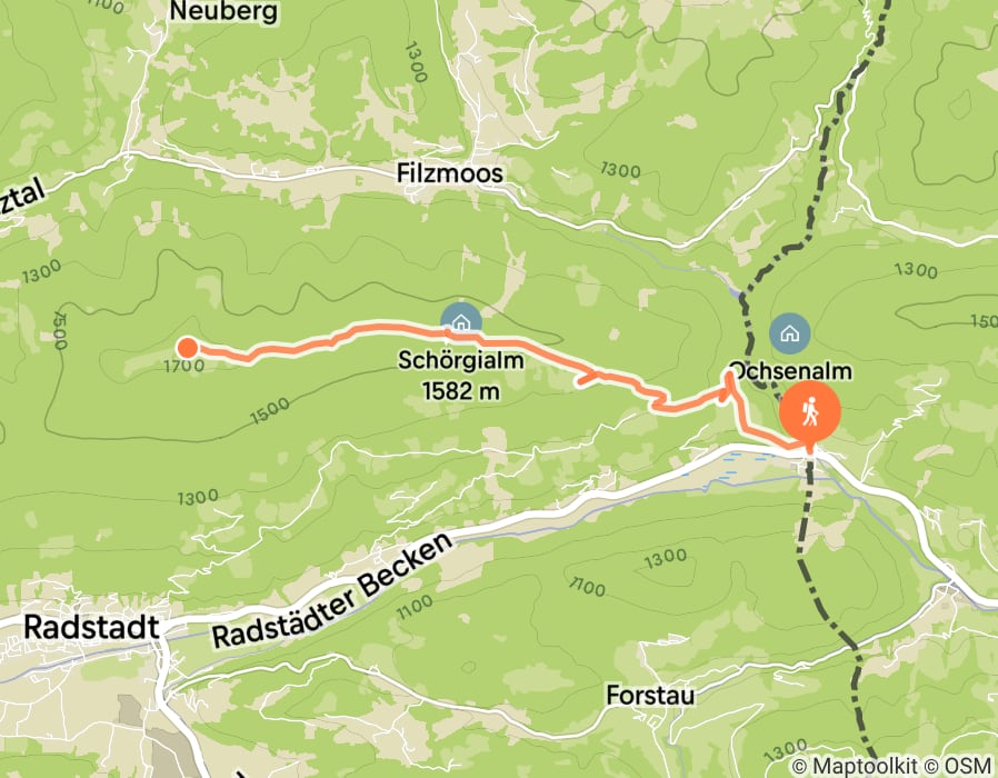 Karte der Tour