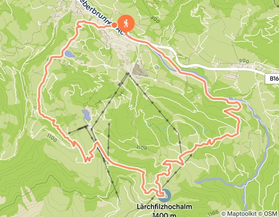 Karte der Tour
