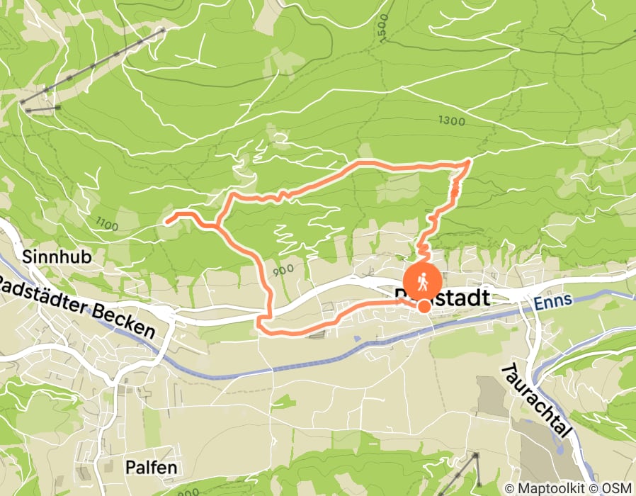 Karte der Tour