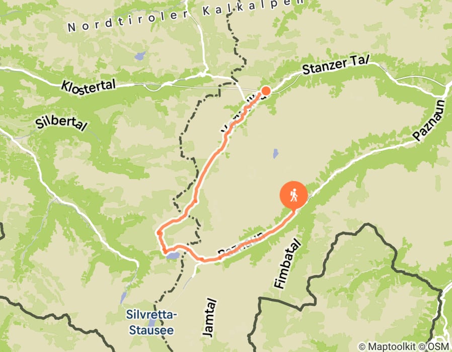 Karte der Tour