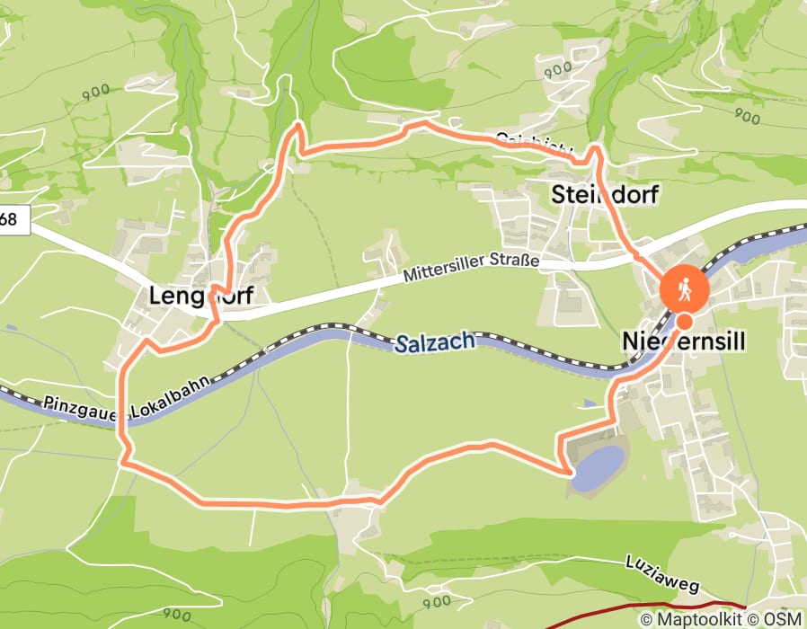 Karte der Tour
