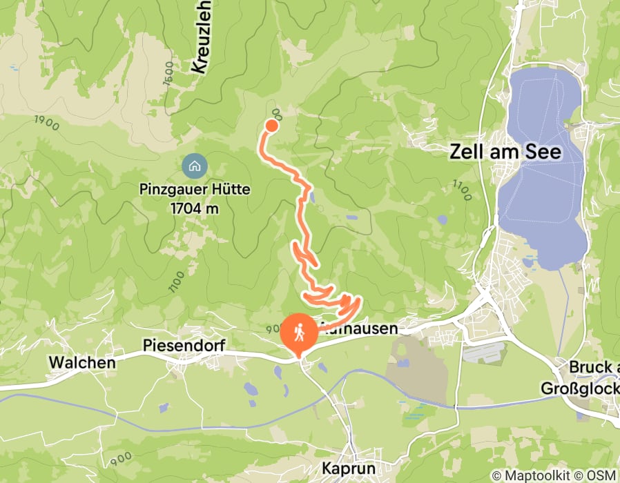 Karte der Tour