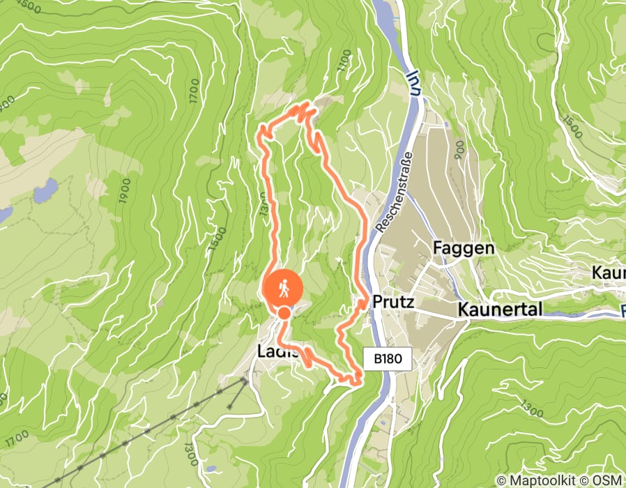 Karte der Tour
