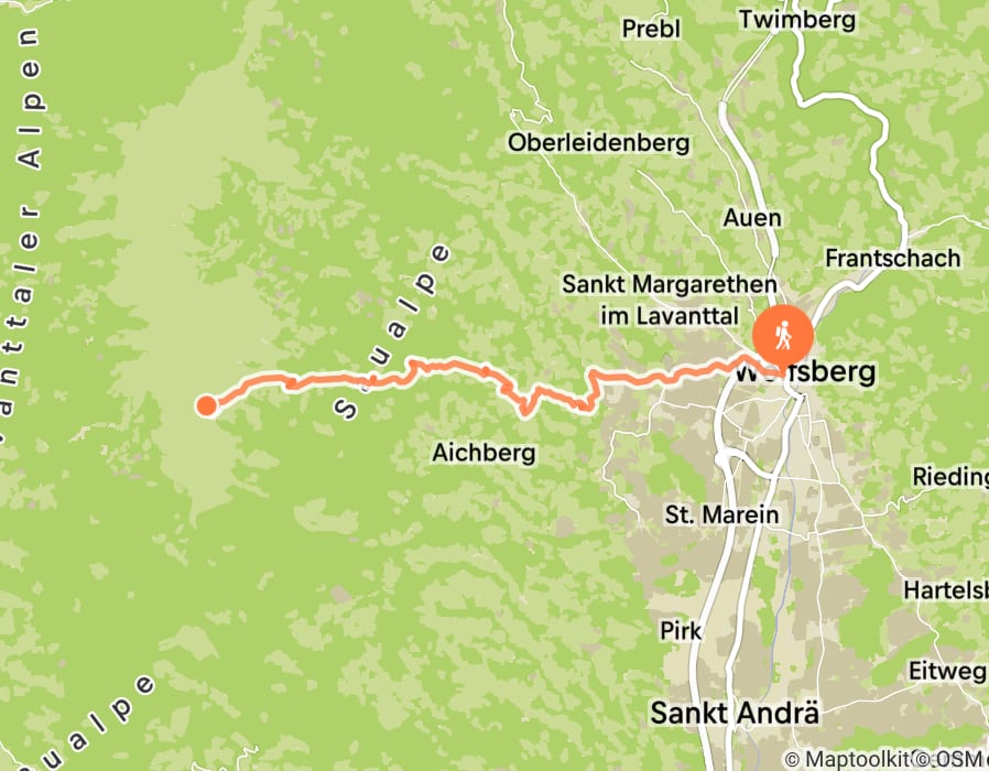Karte der Tour
