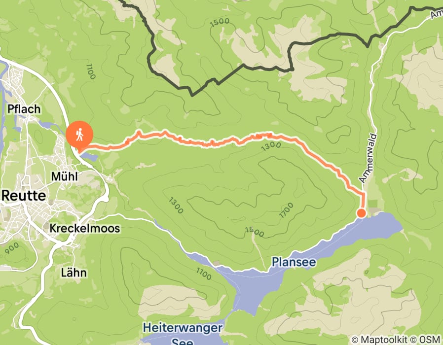 Karte der Tour