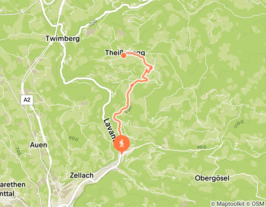 Karte der Tour