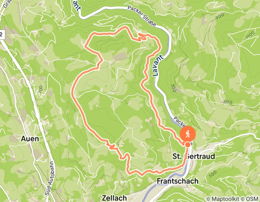 Karte der Tour