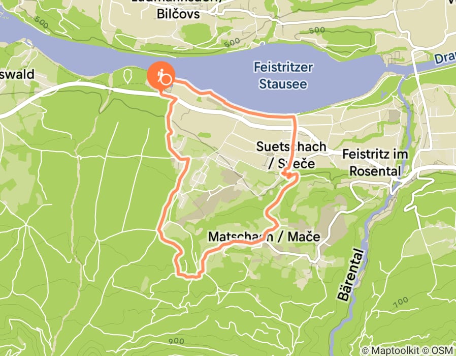 Karte der Tour