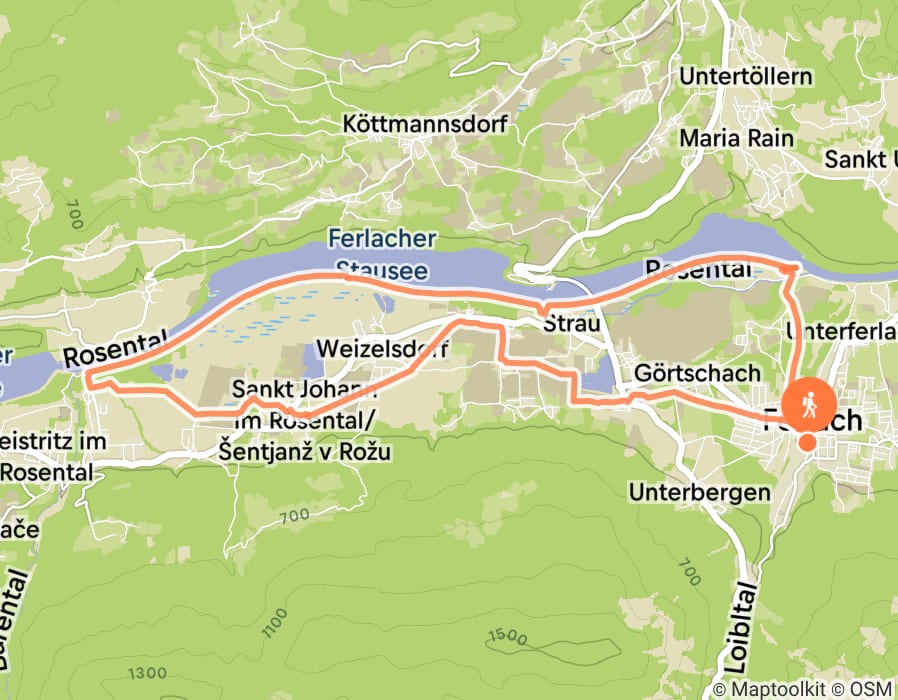 Karte der Tour