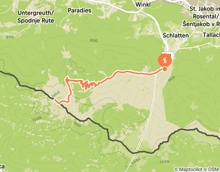 Karte der Tour