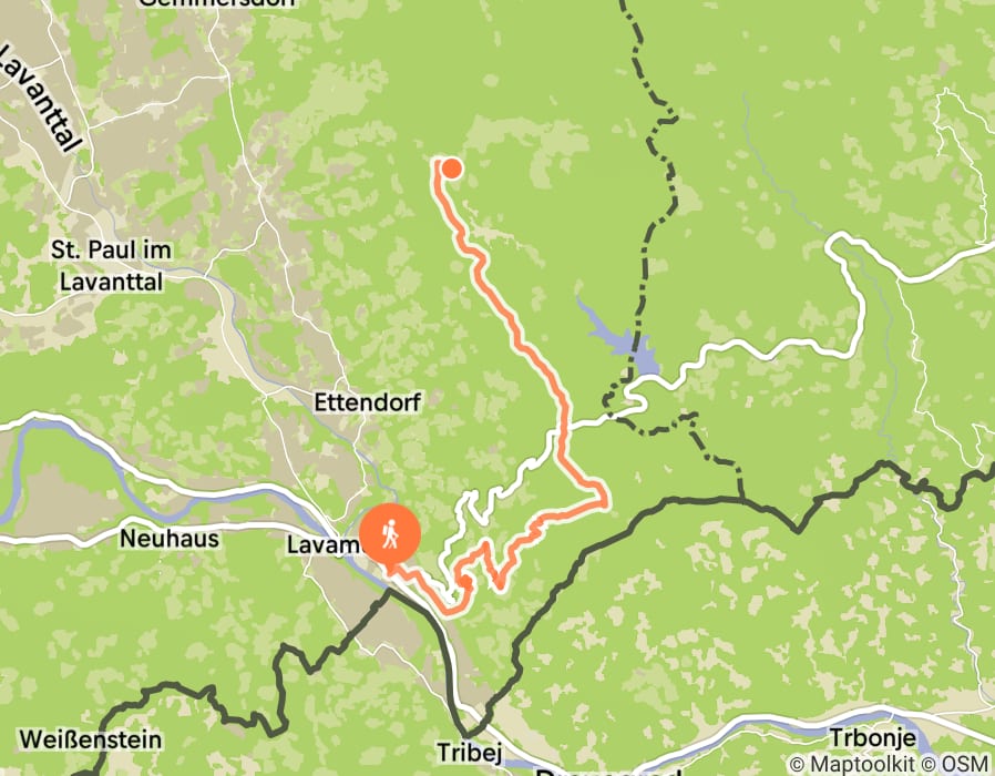 Karte der Tour