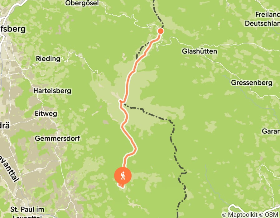 Karte der Tour