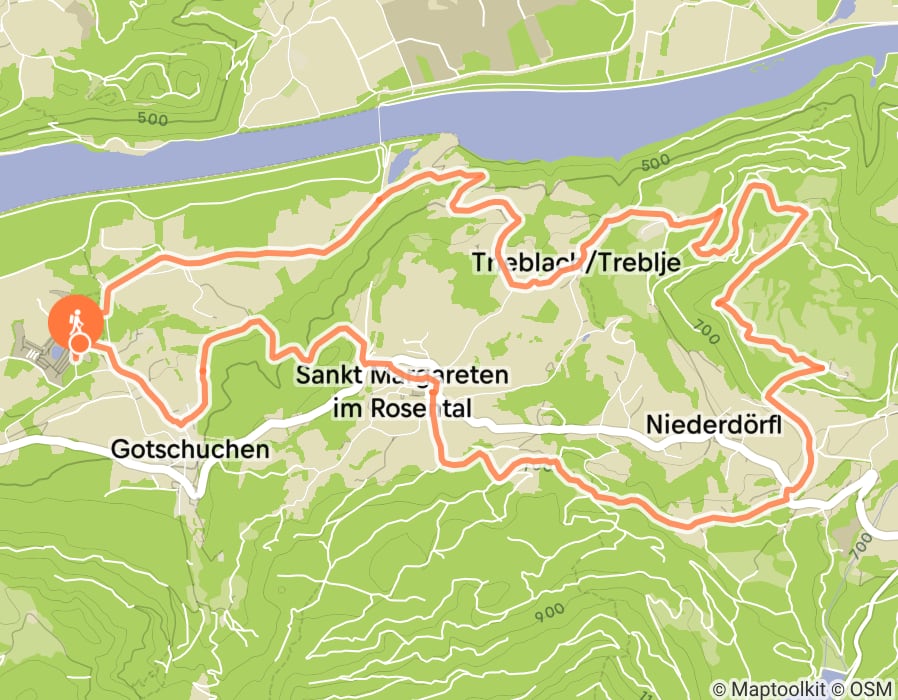 Karte der Tour