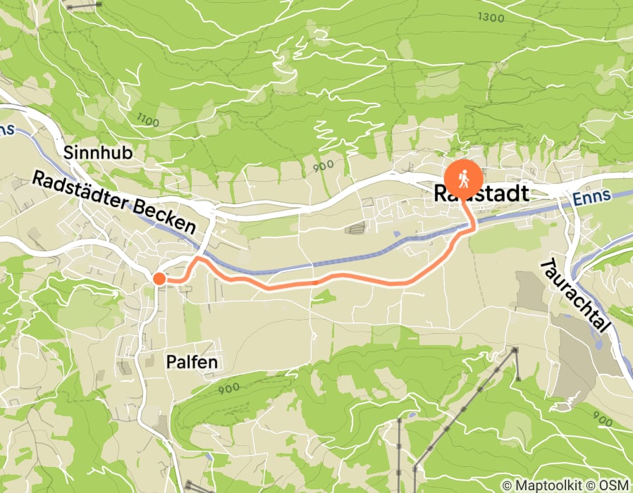 Karte der Tour