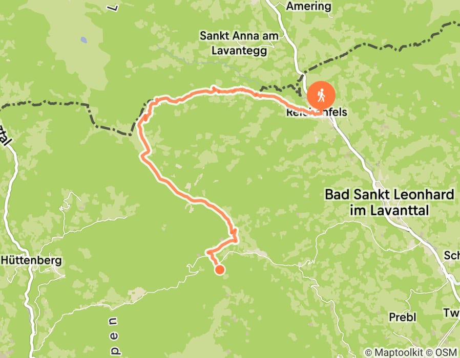 Karte der Tour