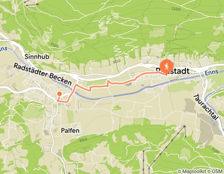 Karte der Tour