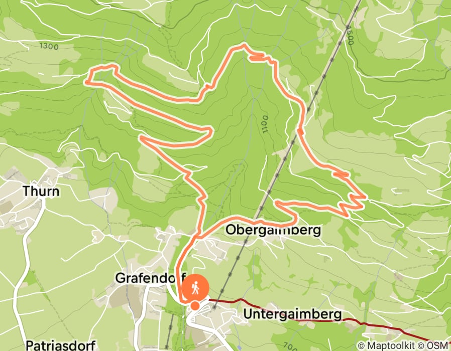 Karte der Tour