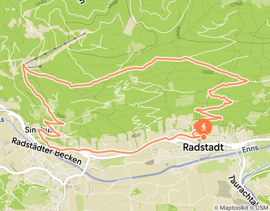 Karte der Tour