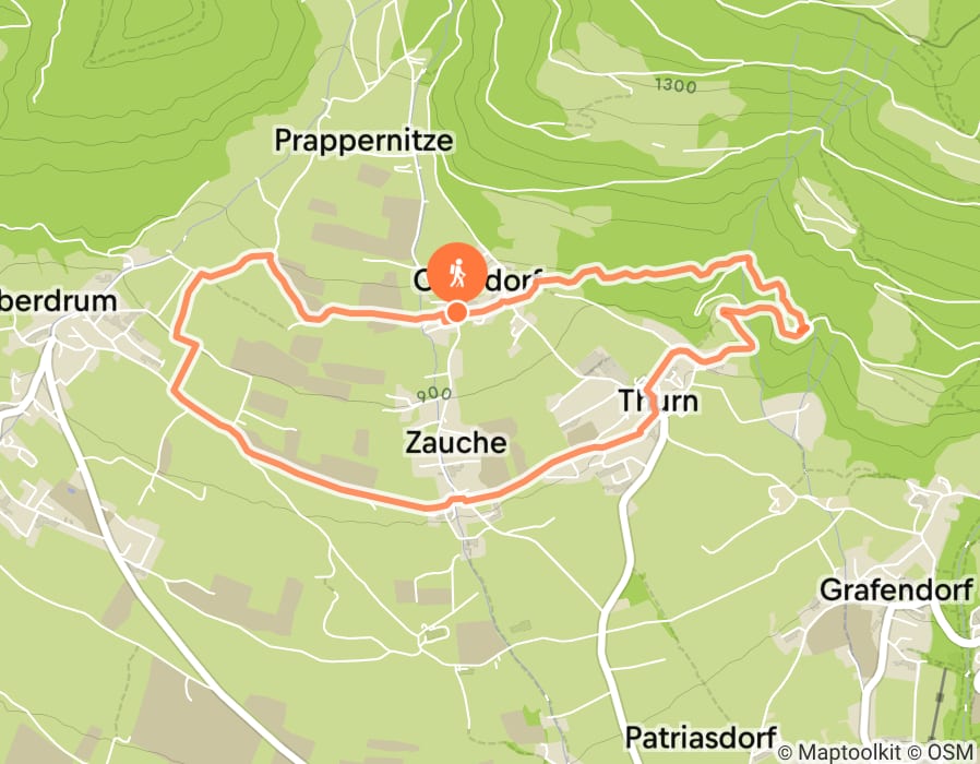 Karte der Tour