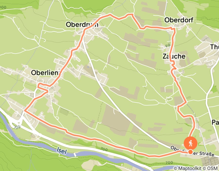 Karte der Tour