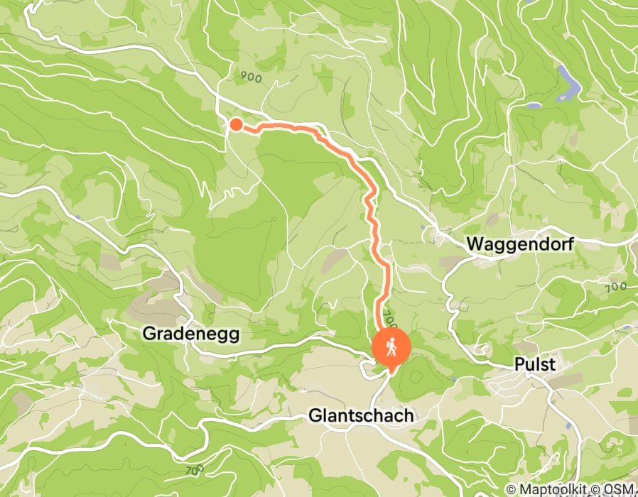 Karte der Tour