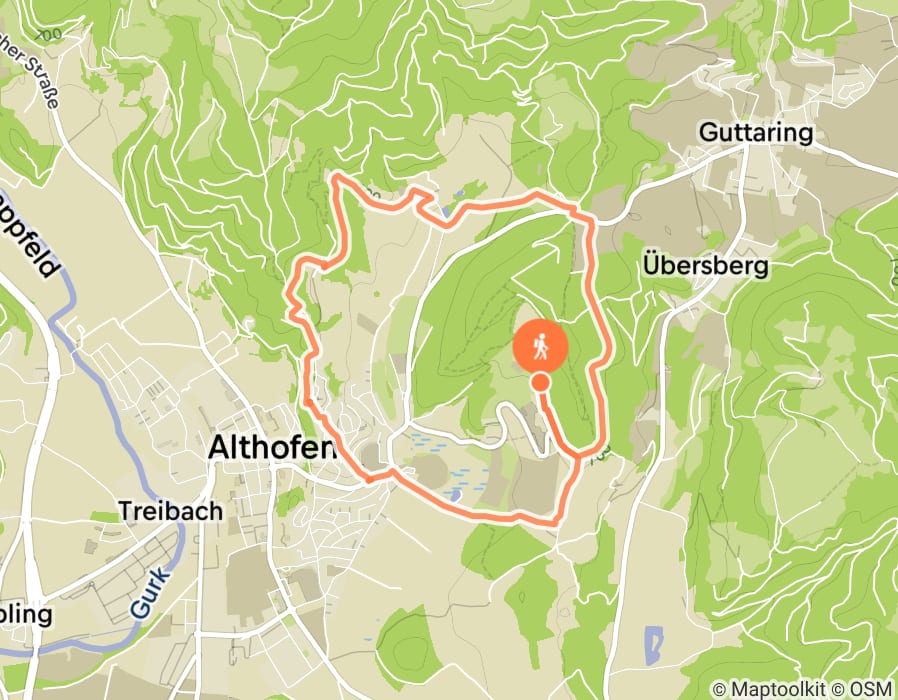 Karte der Tour