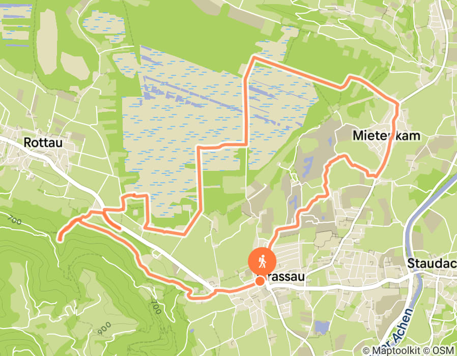 Karte der Tour