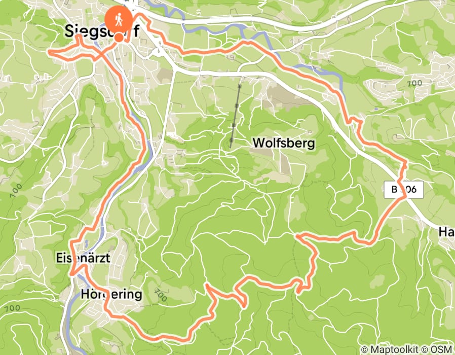 Karte der Tour