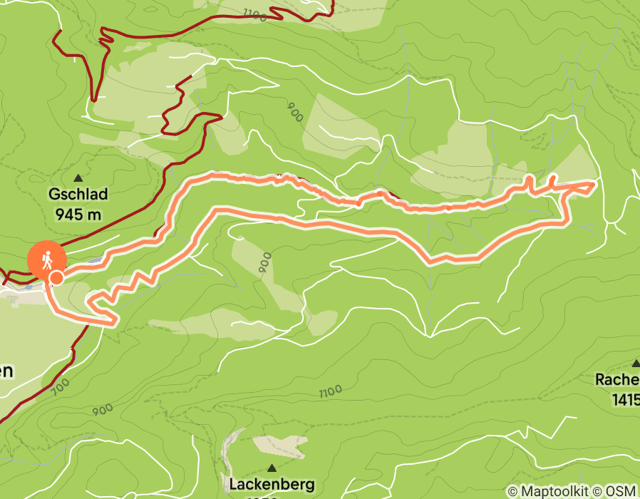 Karte der Tour